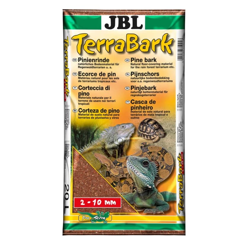 JBL TerraBark 20L 2-10mm Pinienrinde Terrariumeinstreu Terrarium Regenwald Rinde