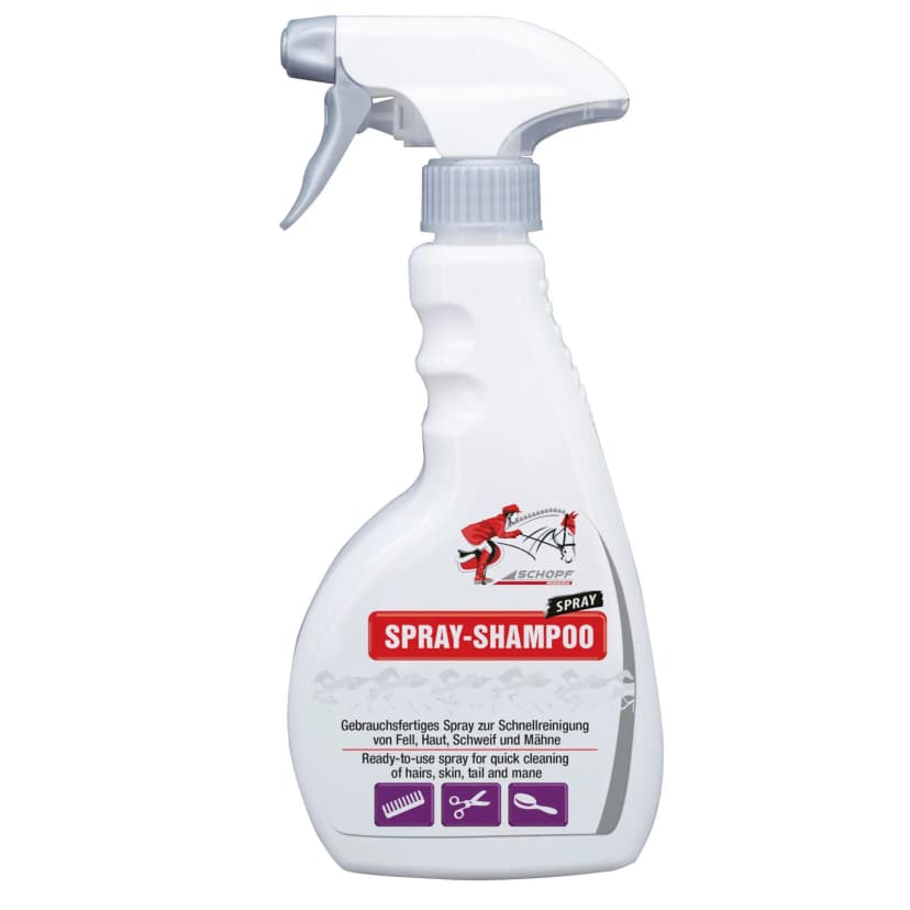 Schopf Riders Shine Spray Shampoo für Pferde 500ml Schnellreinigung Pferdepflege