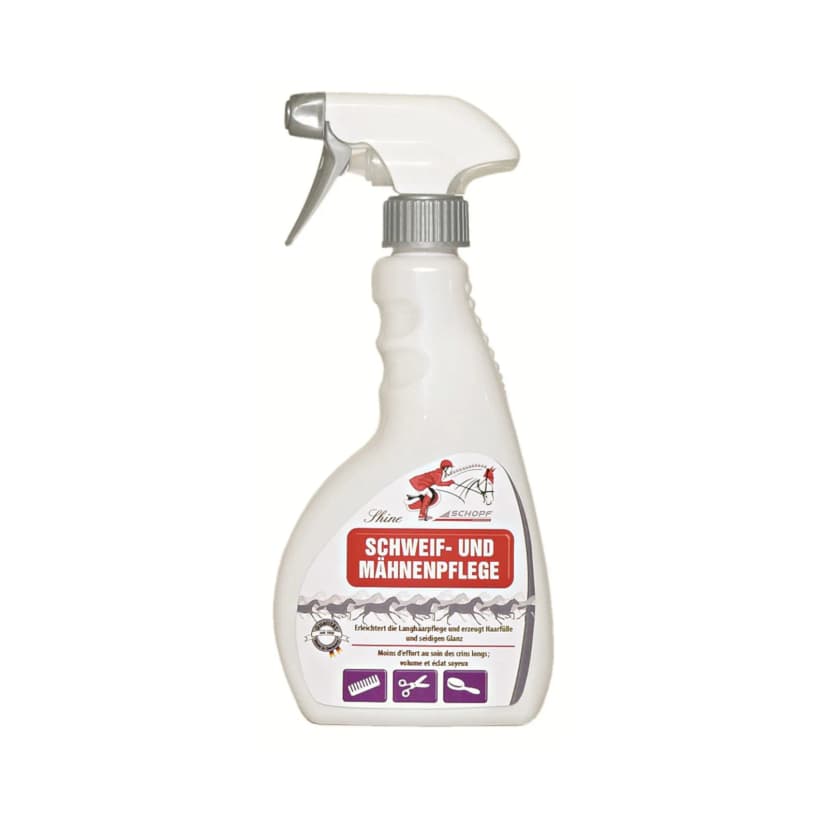 Schopf Riders Shine Schweif- und Mähnenpflege 500ml Mähnenspray Pflegespray Fell