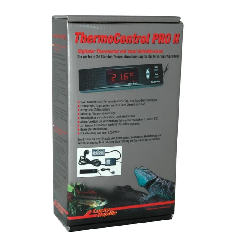 Lucky Reptile Thermo Control PRO II Thermostat Terrarium Heizung Echsen Schlange