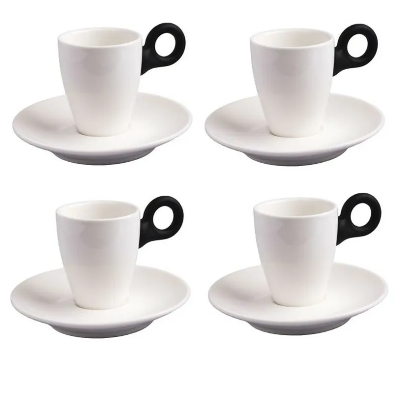 Smalto Designer Espressotassen 4er Set Espresso Tassen