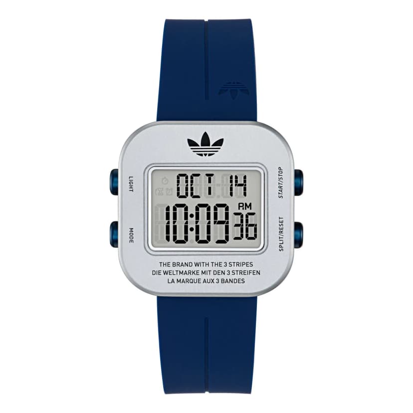 Adidas Unisex Uhr Digital ADAPTIK ONE Silikon blau AOST26518
