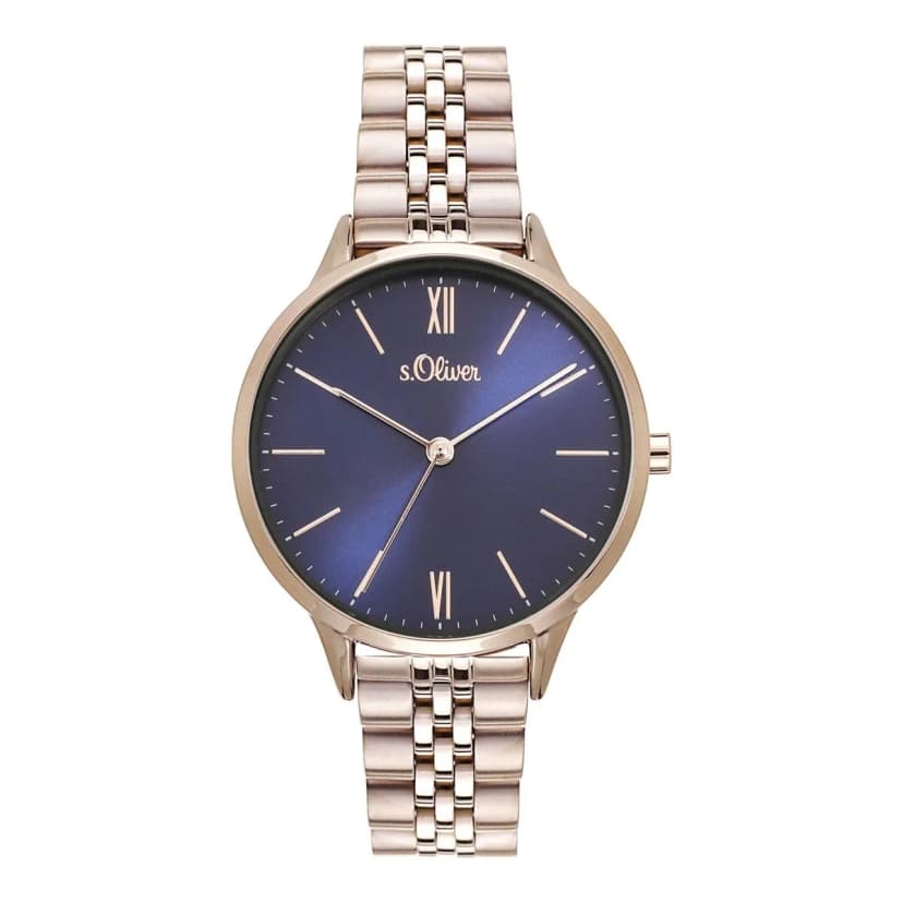 s.Oliver Damen Uhr Armbanduhr Edelstahl SO-4214-MQ-1