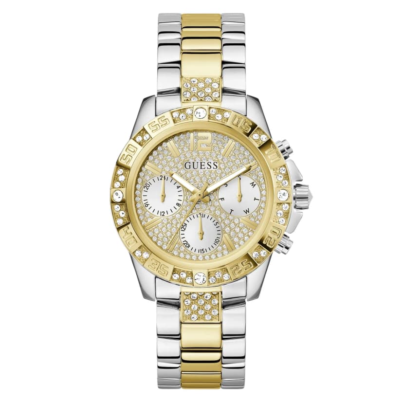 Guess Damen Uhr Armbanduhr MAJESTY GW0771L3 Edelstahl