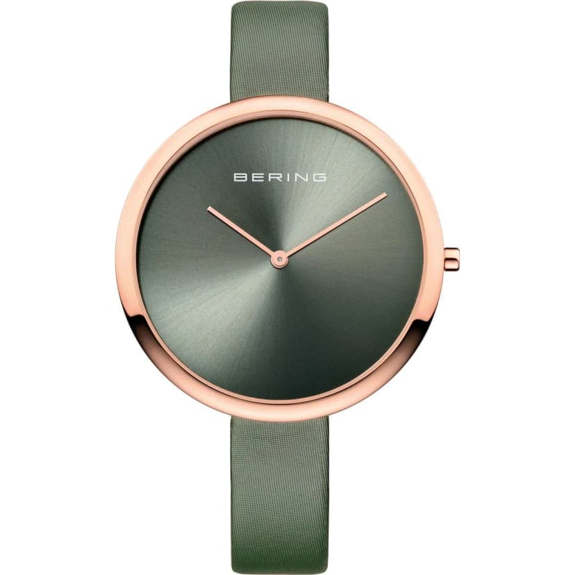 Bering Damen Uhr Armbanduhr Slim Classic - 12240-667-1 Leder