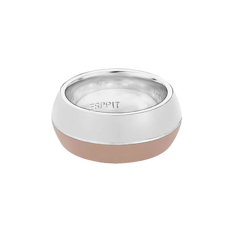 Esprit Damen Ring Edelstahl Marin 68 beige / weiss ESRG11563B