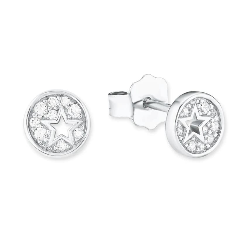 s.Oliver Jewel Kinder und Jugendliche Ohrringe Silber Zirkonia 2018521