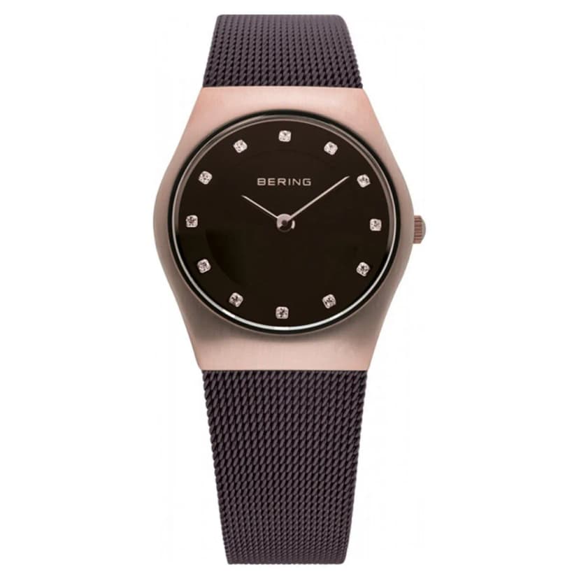 Bering Damen Uhr Armbanduhr Slim Classic - 11927-262-1 Meshband