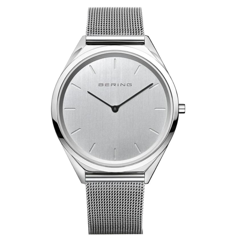 Bering Unisex Uhr Armbanduhr Classic - 17039-000-1 Meshband