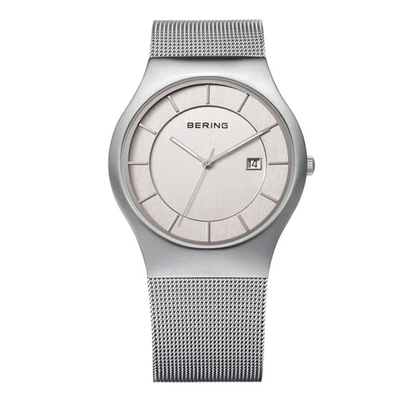 Bering Herren Uhr Armbanduhr Classic - 11938-000-1 Meshband