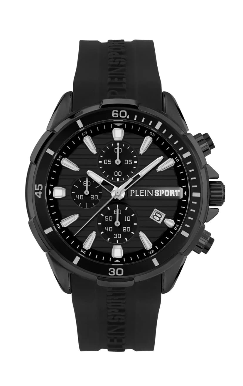 Plein Sport Herren Uhr Analog Quarz IMPACT PSBEA0324 Silikon
