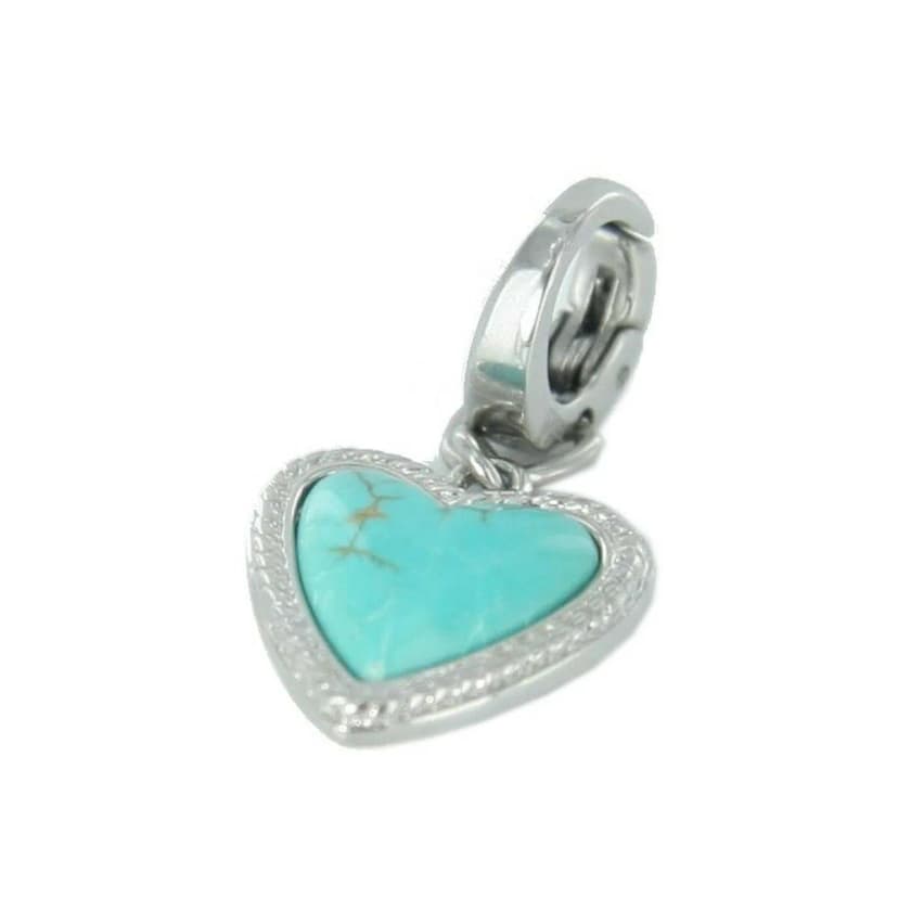 Fossil Anhänger Charms JF88020040 Herz türkis NEU