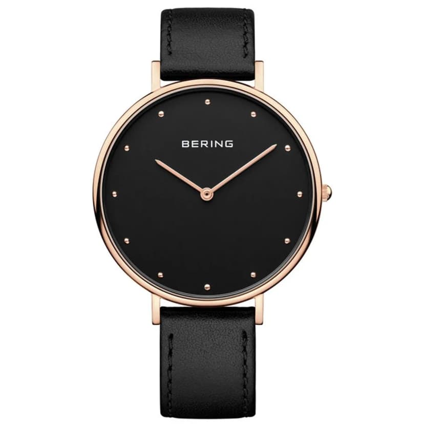 Bering Damen Uhr Armbanduhr Slim Classic - 14839-462 Leder