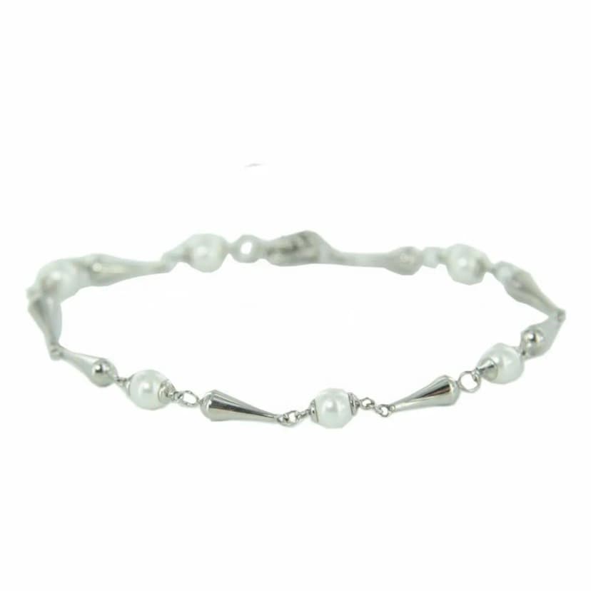 Skagen Damen Armband silber Perlen JBSS032 NEU