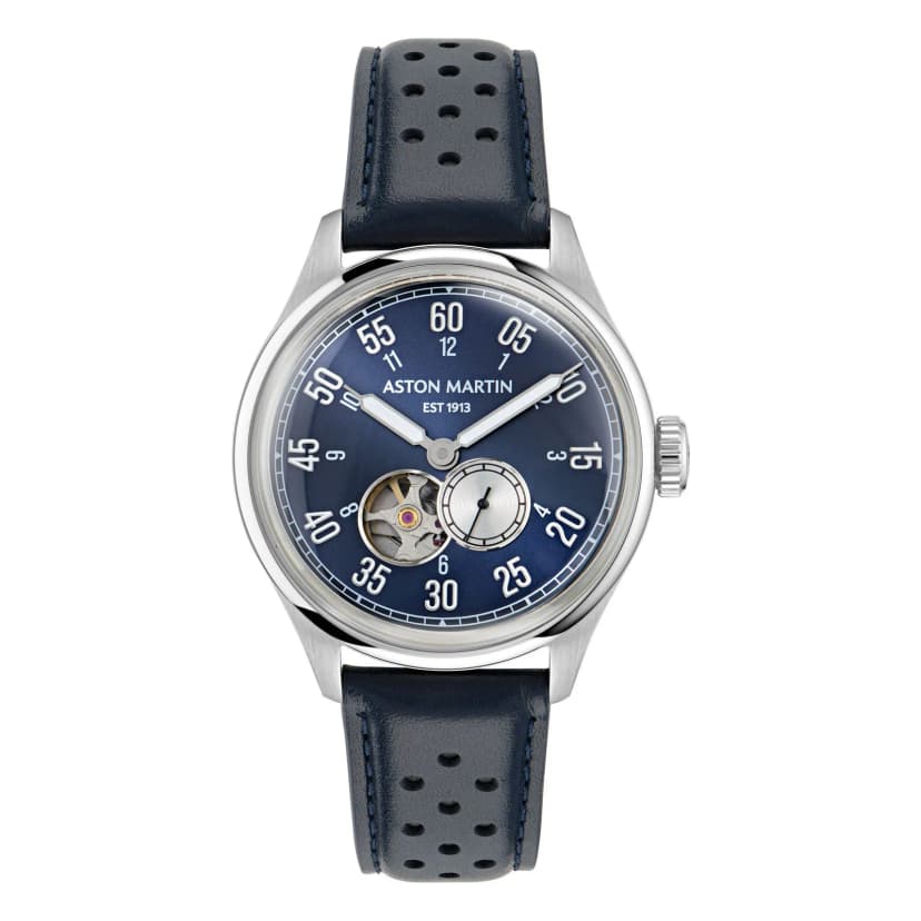 ASTON MARTIN Herren Automatik Uhr Armbanduhr AML TIMELESS MTTS1F502 Leder
