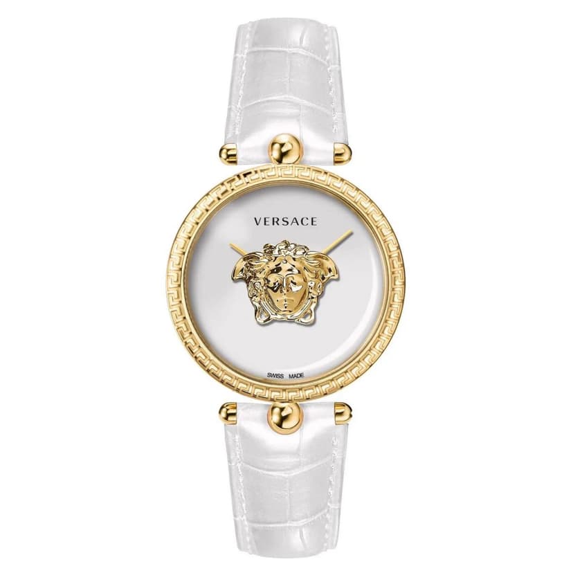 Versace Damen Uhr Armbanduhr Palazzo Empire VECO02822 Leder