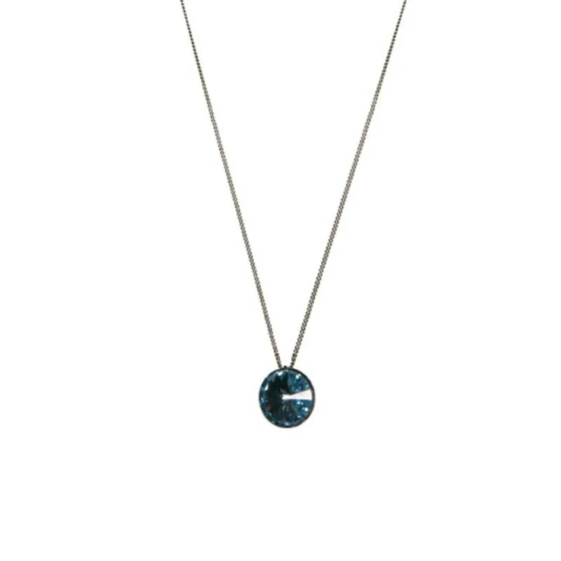 Konplott Halskette hängend Collier Rivoli hellblau Aquamarin