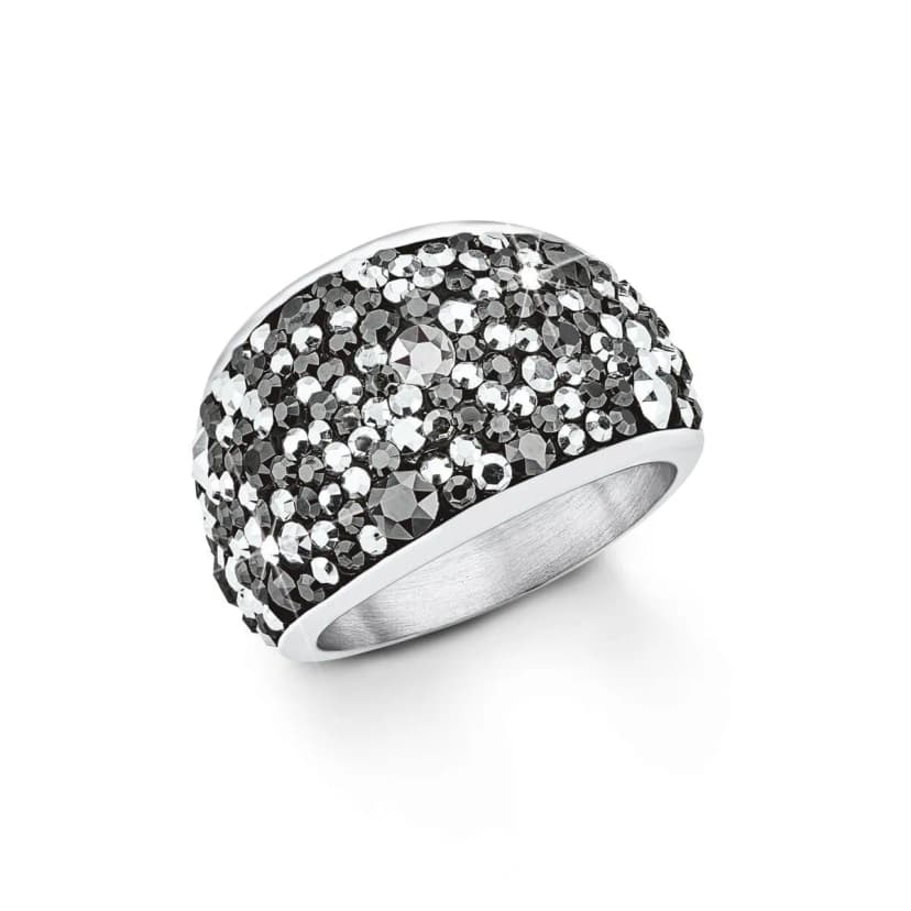 s.Oliver Jewel Damen Ring Silber Edelstahl Swarovski Kristalle SO1361