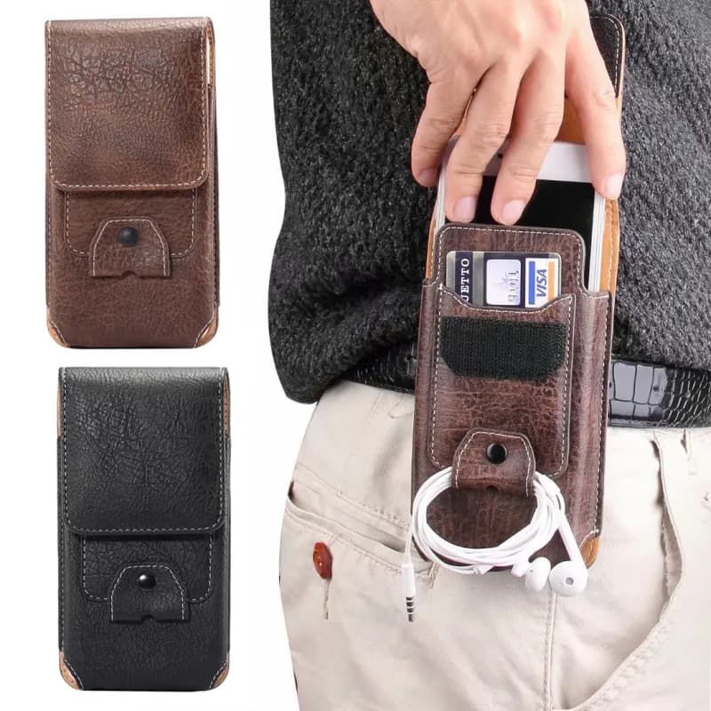 Leder Clip Handy Gürteltasche für iphone Handytasche Schutzhüllen Universal