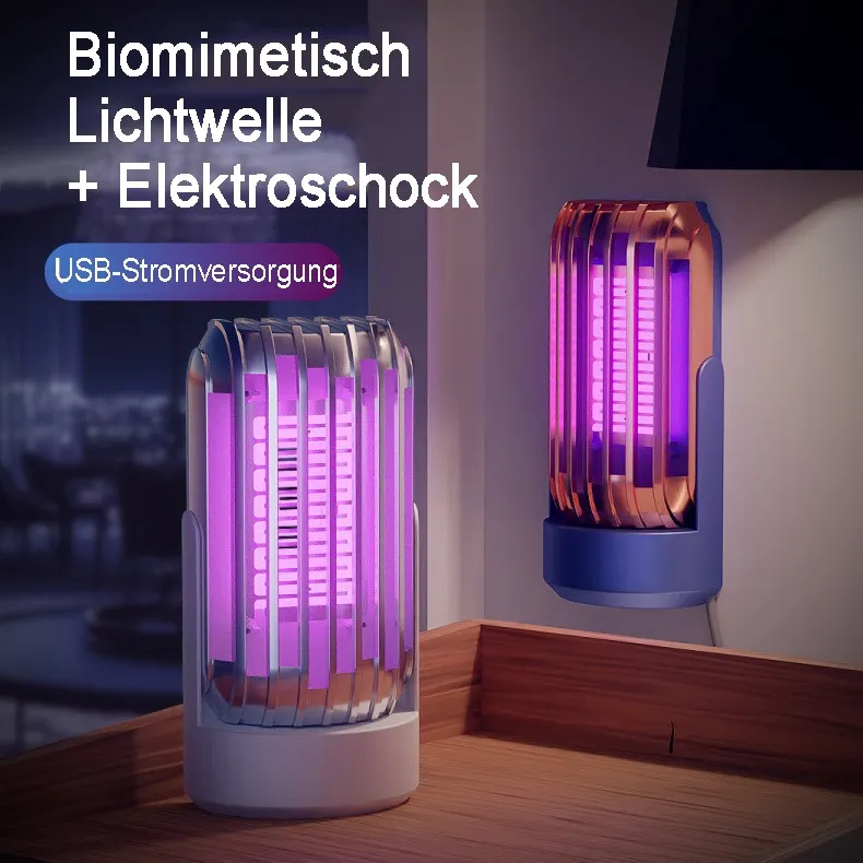 USB Elektrisch Mückenlampe Mückenvernichter LED Insektenvernichter Fliegenfalle