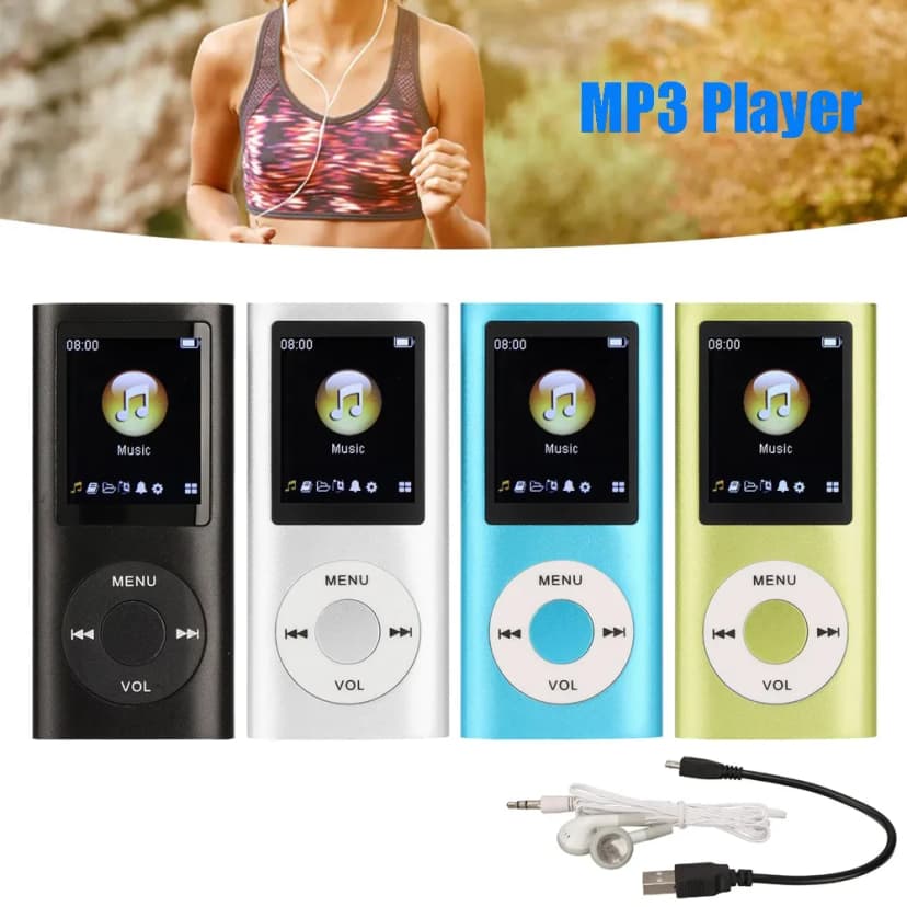 Tragbare MP3 Player Slim 1.8 Zoll LCD Bildschirm Verlustfreier Musik Player
