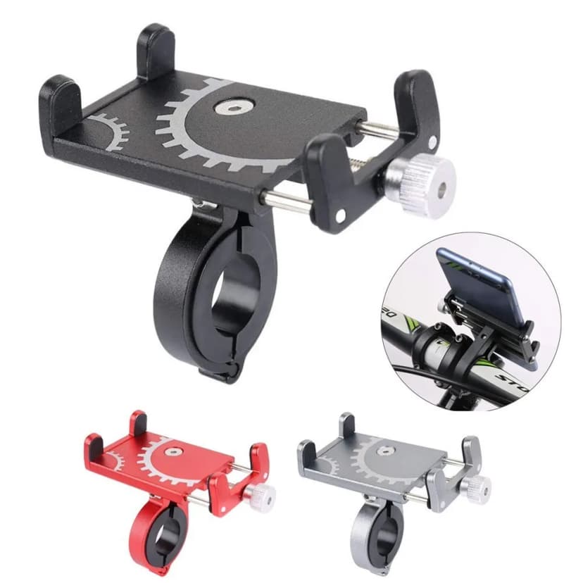 Universal Fahrrad Handyhalterung MTB E-Bike Motorrad Lenker Halterung Aluminium