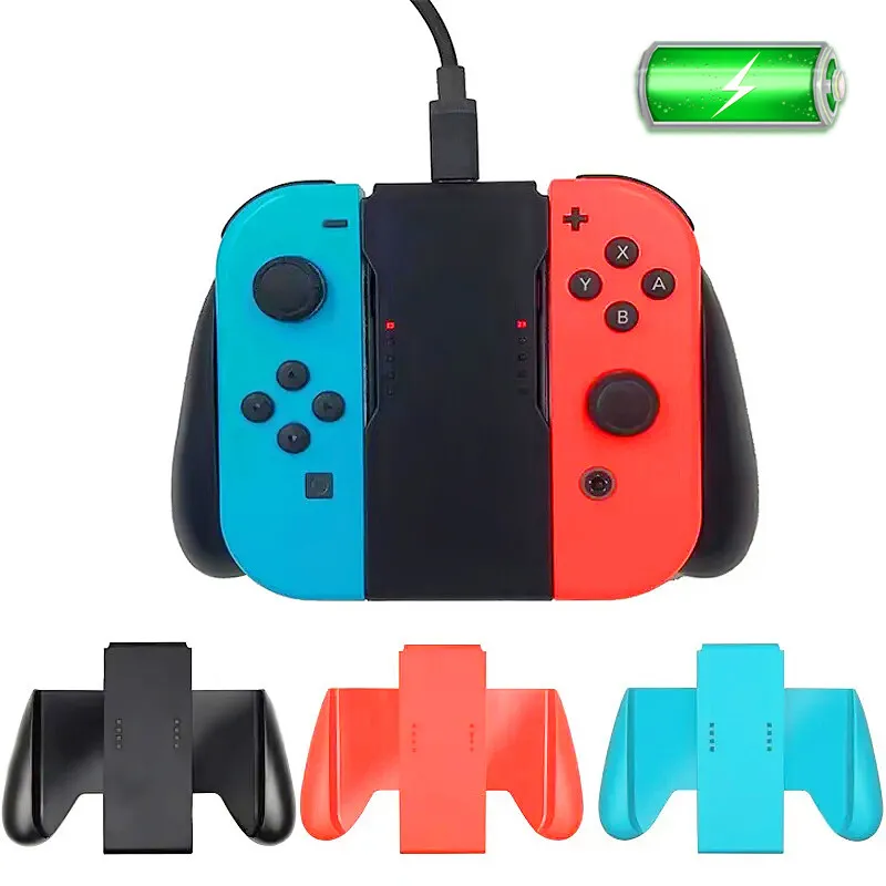 Aufladen/Nicht Aufladen Für Nintendo Switch Grip Controller Griff Halterung