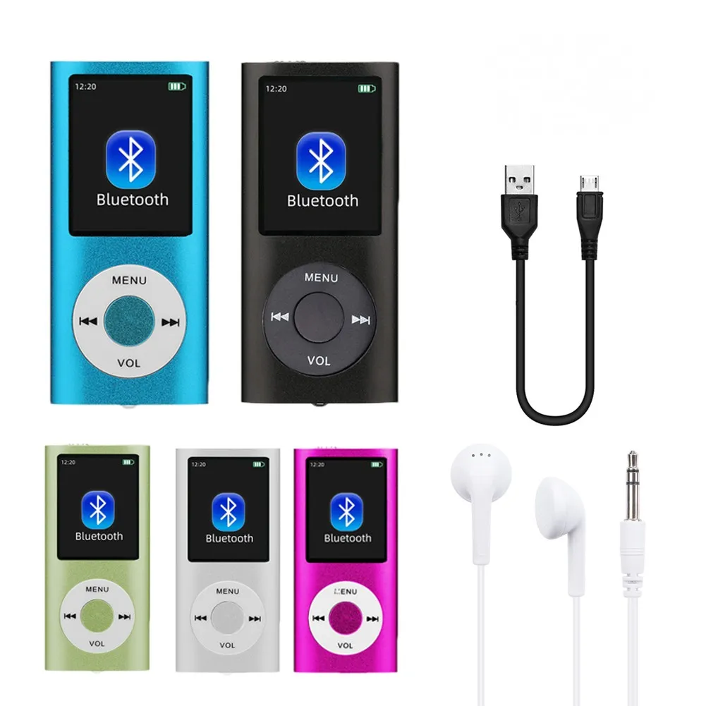 Tragbar MP3 Player Bluetooth Sport HiFi Musikplayer FM Radio