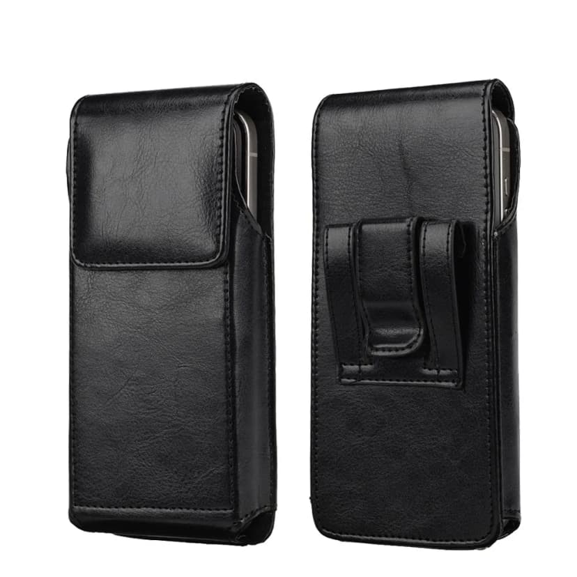 Leder Clip Handy Gürteltasche für iPhone Smartphone Schutzhüllen Universell
