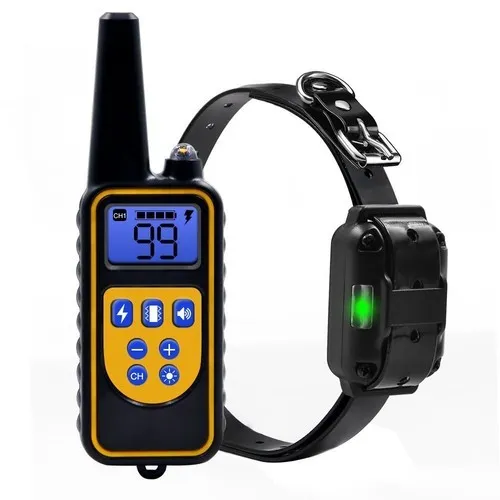 Fernbedienung Hund Ausbildung Erziehungshalsband Ton Vibration Schock Wasserdich