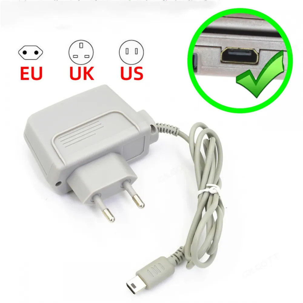 Für Nintendo NDS Lite NDSL AC Adapter Wand Ladegerät Netzteil Ladekable