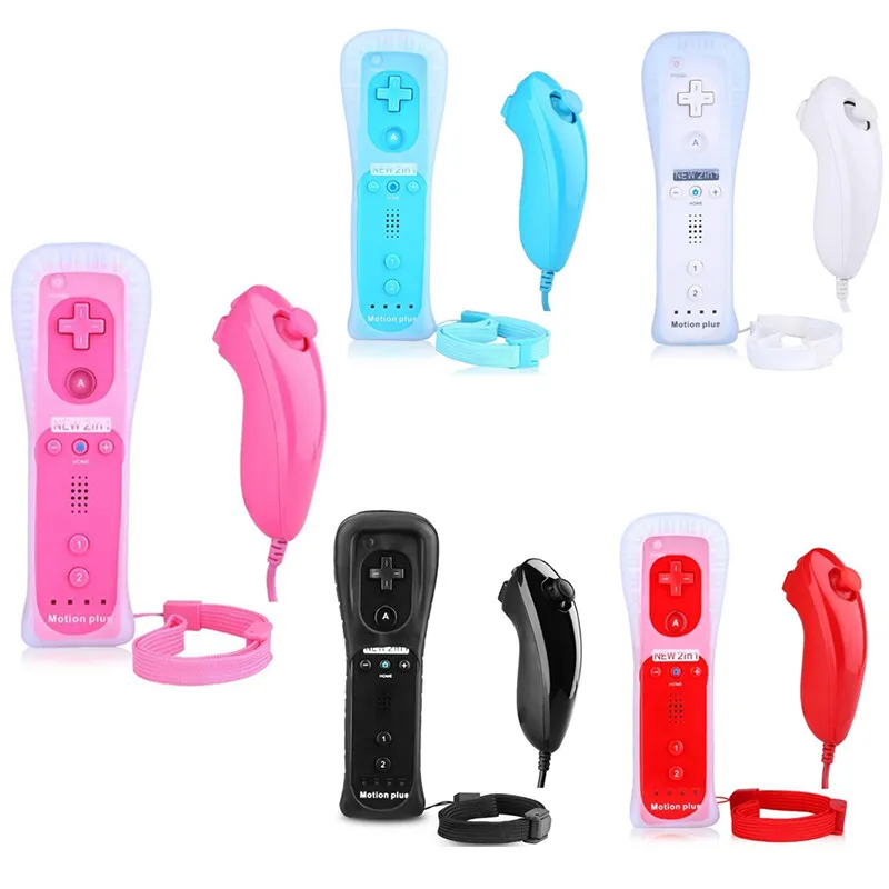 Für Nintendo Wii/Wii U Motion Plus Remote Fernbedienung Controller & Nunchuk