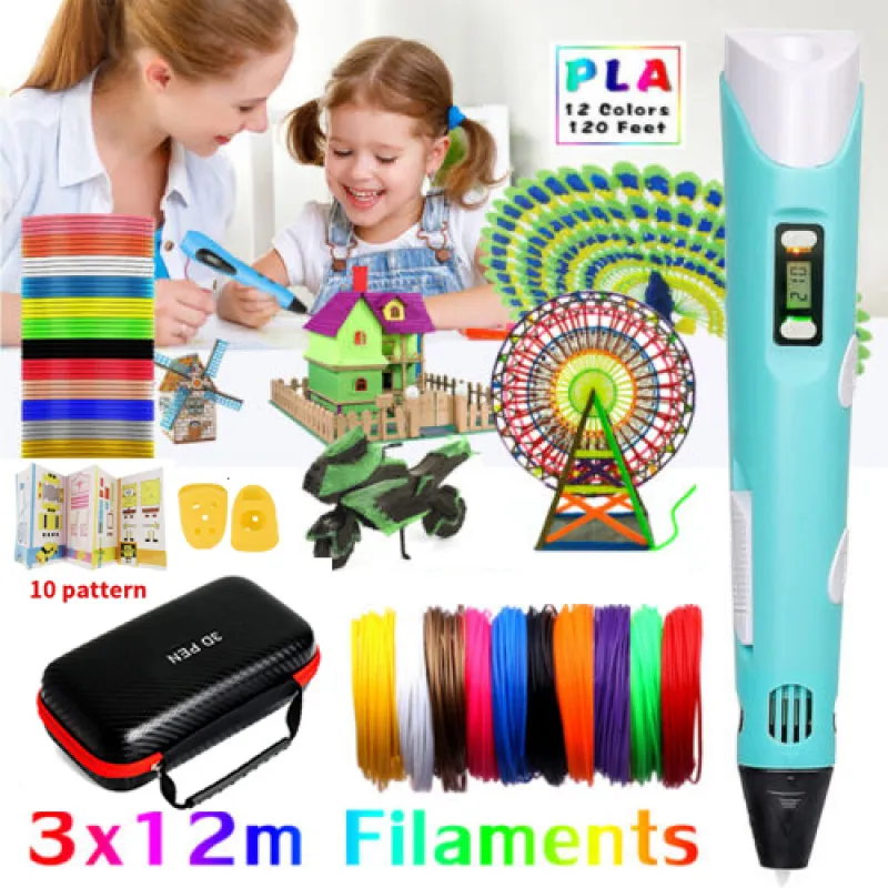 DIY 3D Druck Stift mit PLA Filament Set Geschenk Spielzeug für Kinder 3D Stifte