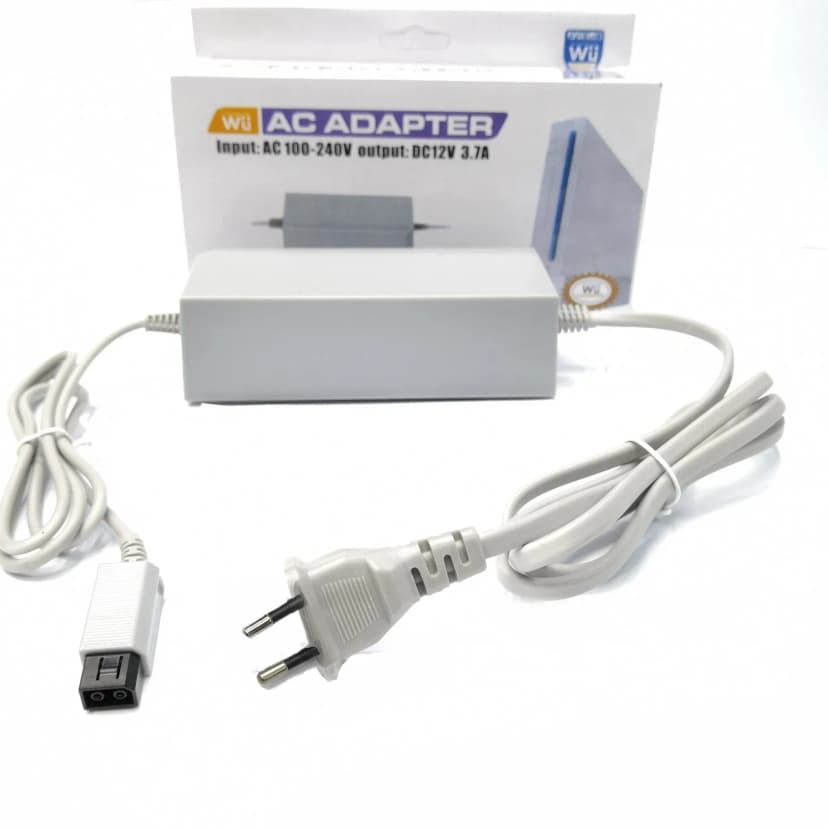 12V EU Stecker AC Adapter für Nintendo Wii Ladekabel Ladegerät 100–240V DC 3,7A