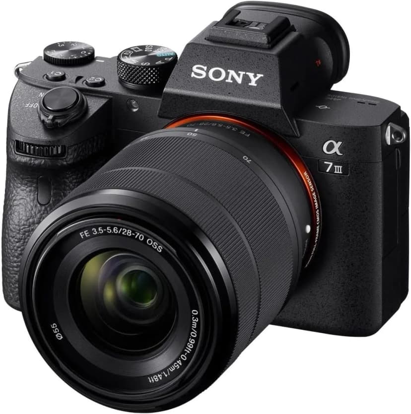 Sony Alpha A7 III 24.2MP Digitalkamera - Schwarz (Kit mit 28-70 mm Zoomo - NEU -