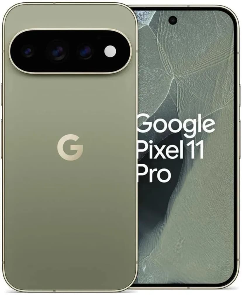 Google Pixel 11 Pro 512GB Olive 6,3 Zoll Quad HD 120 Hz 50 MP 16 GB RAM - NEU -