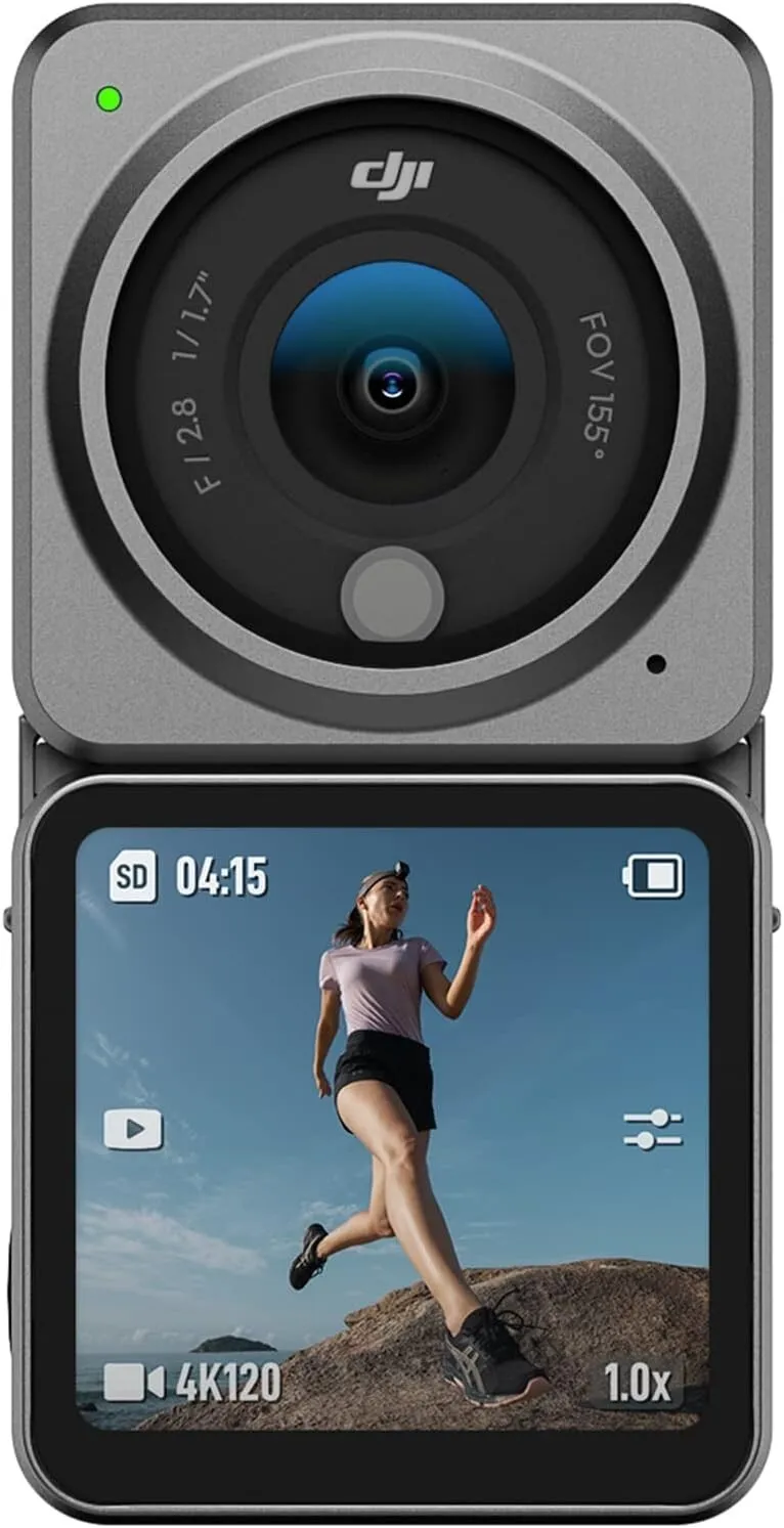 DJI Action 2 Dual-Screen Combo - 4K Action-Kamera mit zwei OLED-Touchscreens, 15