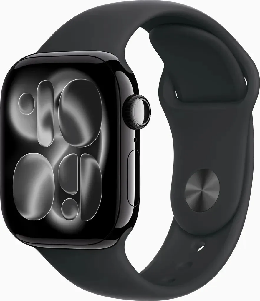 Apple Watch Series 11 5G 46mm Aluminium Jet Black Sport Band Black M/L