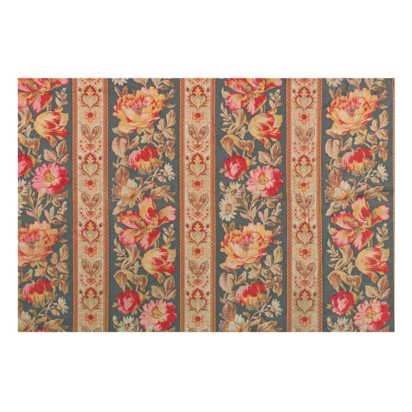 Vliesdruck Tapete Vlies Wand Dekoration Bildtapete Fototapete Bunte Blumen Grau