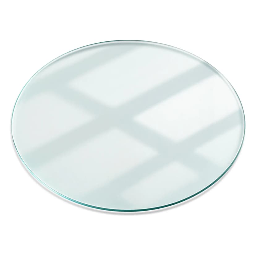 Gehärtet Glasscheibe Für Couchtisch ESG Transparente Runde Glas Tischplatte fi60