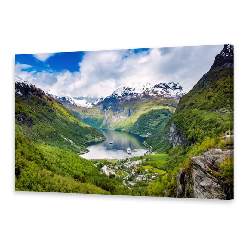 Leinwand-Bilder Wandbild Druck auf Canvas Kunstdruck Fjord Norwegen