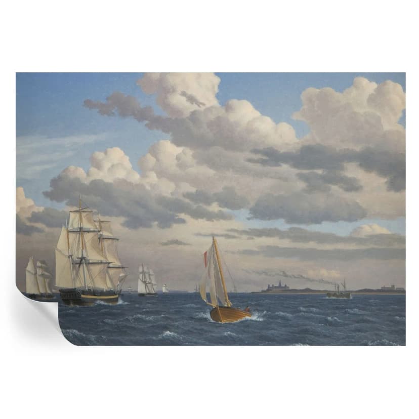 Selbstklebende Fototapete Wandbild Wanddekoration Segelschiffe Und Das Meer