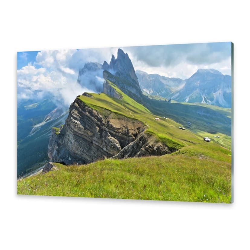 Glasbilder Wandbild Druck auf Glas Bergkette