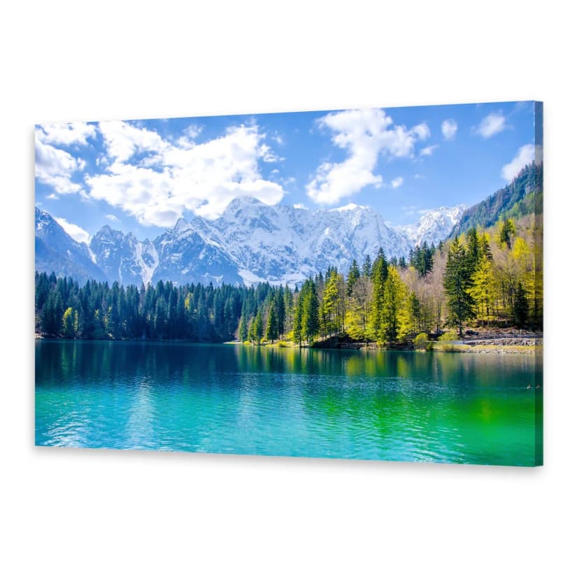 Leinwand-Bilder Wandbild Druck auf Canvas Kunstdruck Bergsee