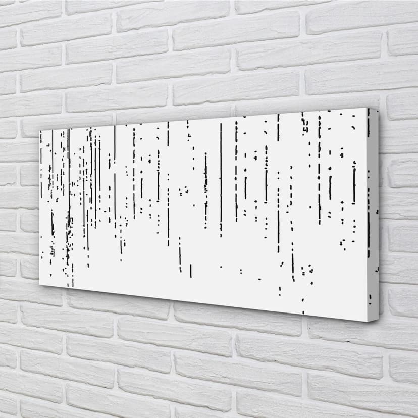 Tulup Leinwandbild 120x60 Wandkunst Punkte und Streifen