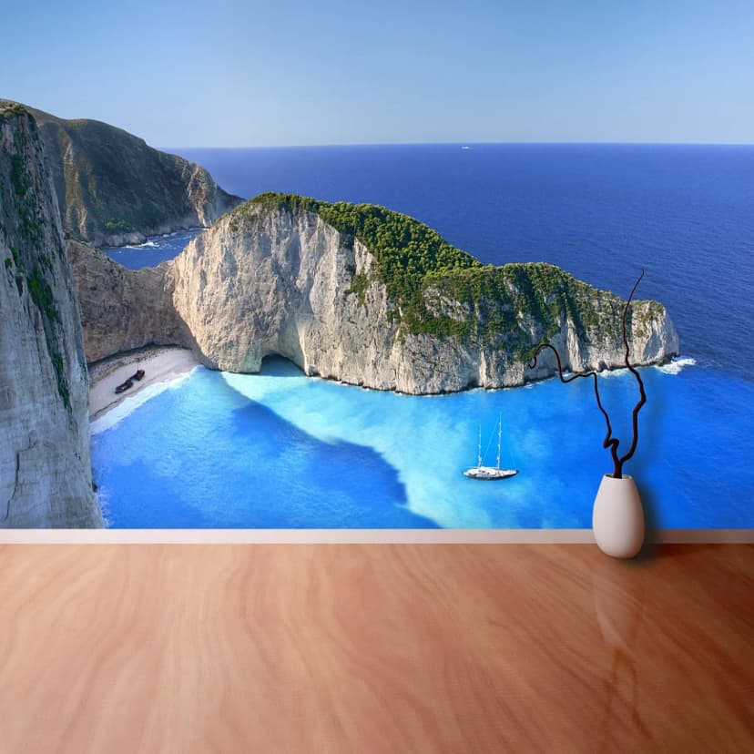 Vlies-Fototapete Fototapeten Tapete aus Vlies Poster Foto Zakynthos, Griechenl