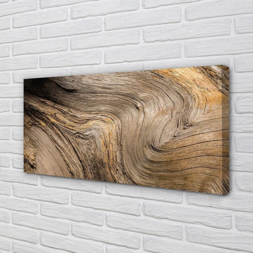 Tulup Leinwandbild 120x60 Wandkunst Maserung