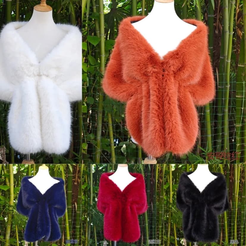 Damen Winter Faux Elegant Schal Mantel Schal Stola Halstuch Schal Umhang Cape