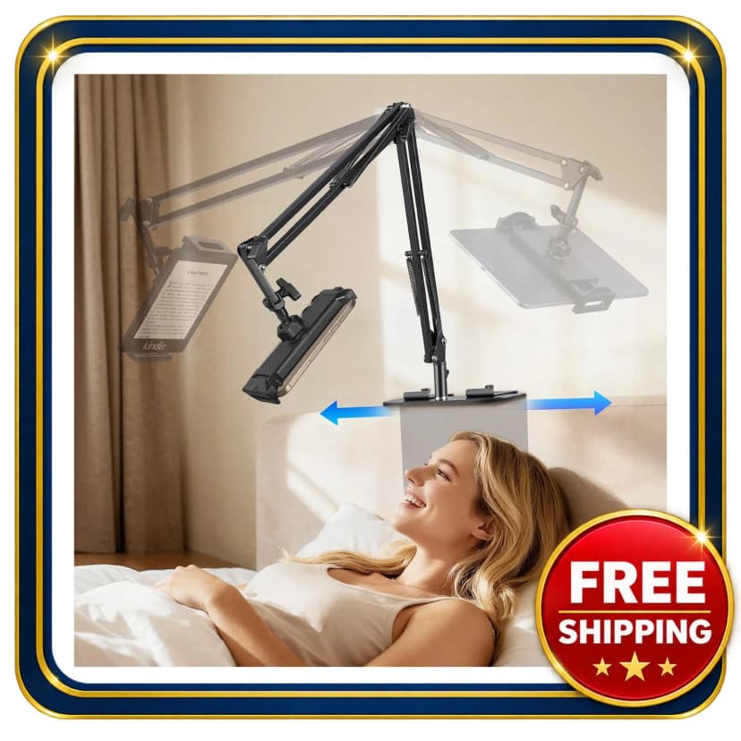 Bett Handy und Tablet Halter für Bett Lückenhalterung verstellbar 5-12,9 Zoll