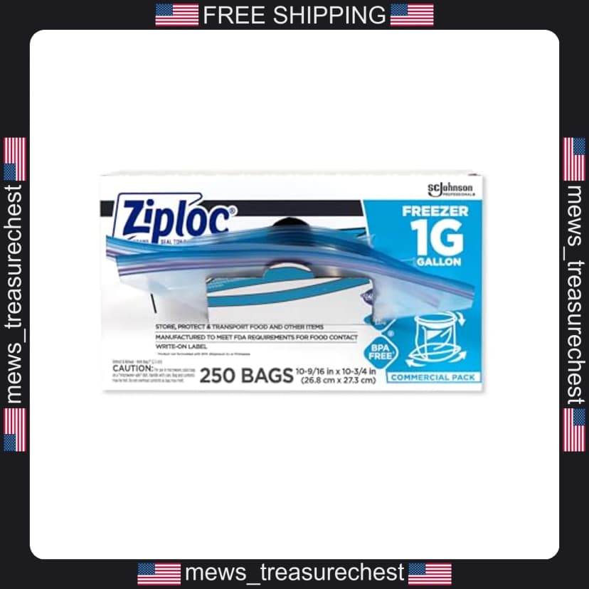 Ziploc Gallone Gefrierbeutel 250er Grip n Seal